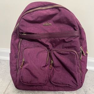 Kipling 15” laptop backpack - color spring bloom (purple). Great condition